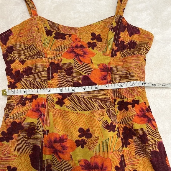Urban Outfitters “Sweet on You” Floral Mini Dress Sz S — Adjustable Straps + Poc - Picture 11 of 13